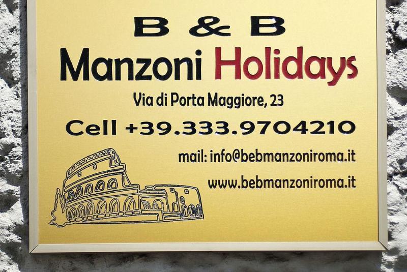 רומא B&B Manzoni Holidays מראה חיצוני תמונה